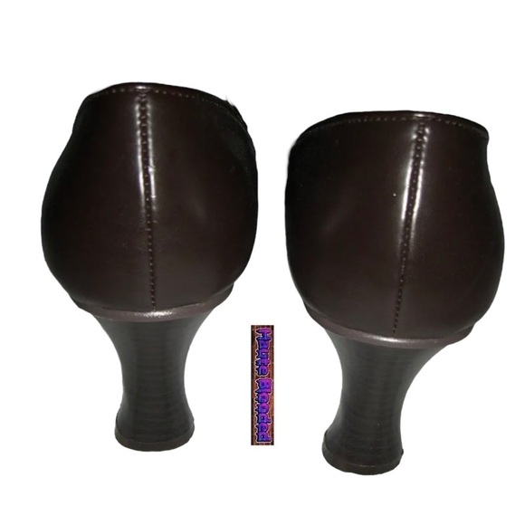 Vintage 90's City Snappers Brown Loafers Pumps Fall Academia Preppy y2k Clueless - Picture 7 of 11